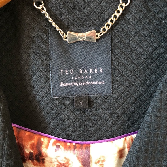 Ted Baker Black Coat - Picture 2 of 9